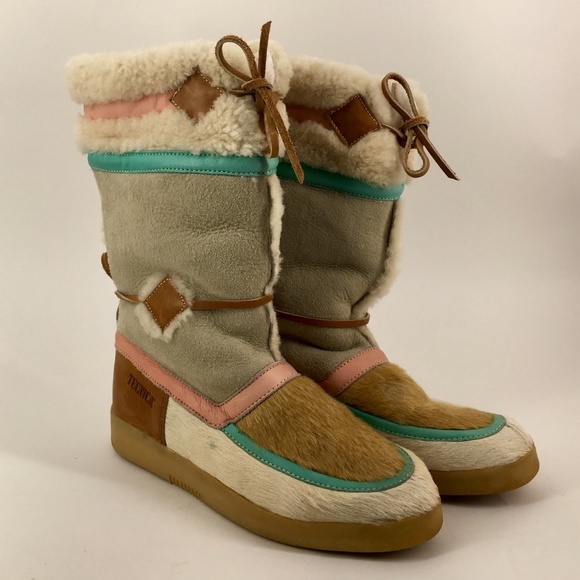 TECHNICA Goat Hair Snow Boots Size 8 - Picture 8 of 8